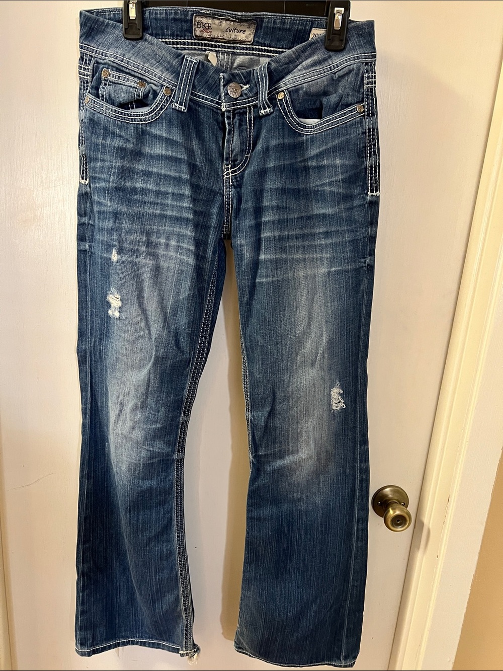 BKE Washed Blue Women's Boot Cut Jeans